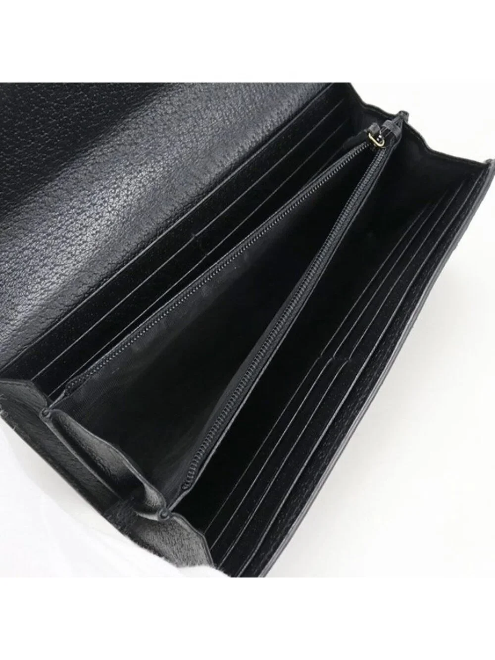 ★SOLD★ Gucci Continental Wallet Ophidia Bifold Leather - Picture 3 of 7